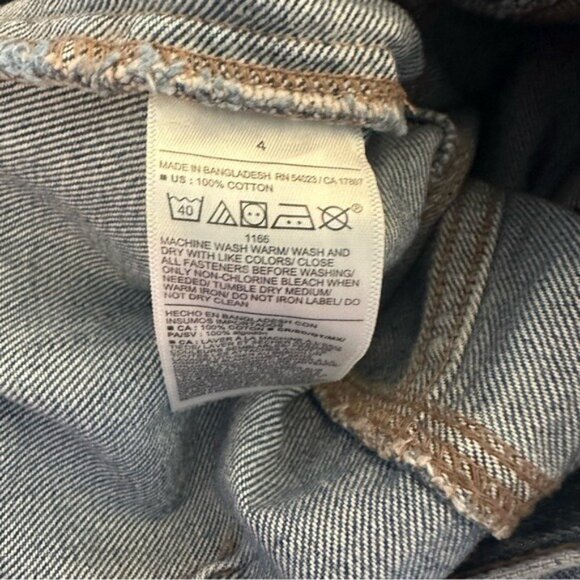 Old Navy Western Equestrian High-Rise Drapey Denim Midi Skirt Size 4 - Picture 9 of 14